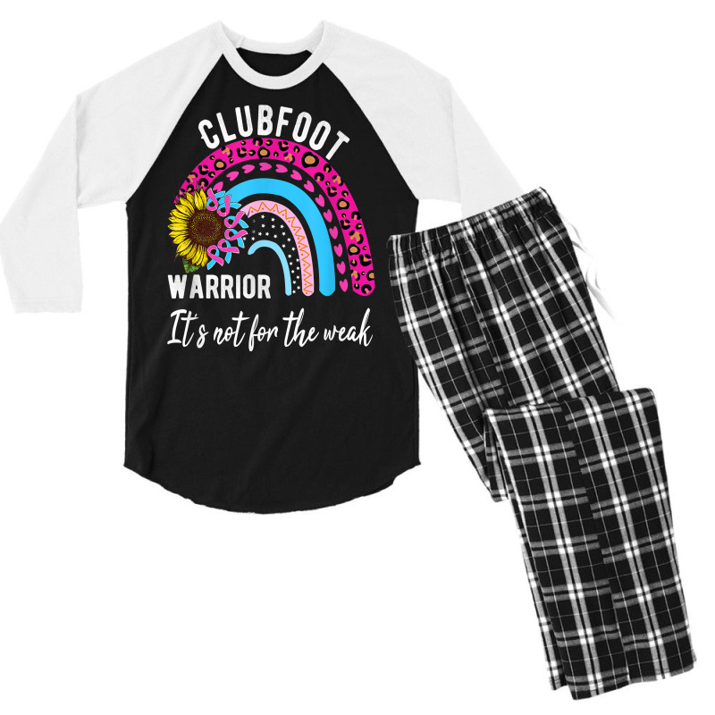 Clubfoot Shirts, Awareness Shirts T Shirt Men's 3/4 Sleeve Pajama Set | Artistshot