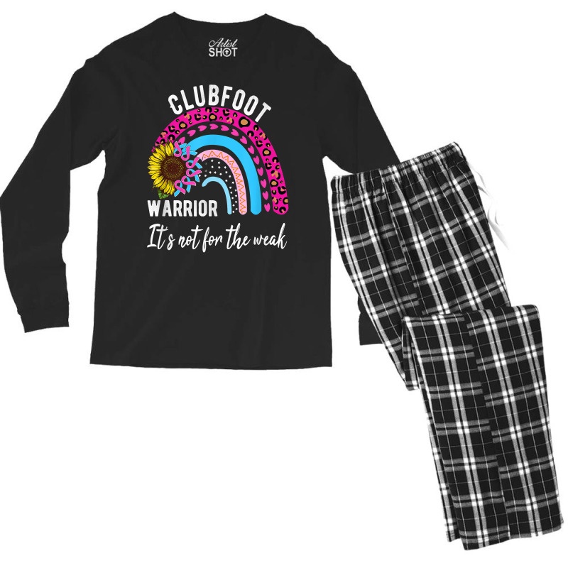 Clubfoot Shirts, Awareness Shirts T Shirt Men's Long Sleeve Pajama Set | Artistshot