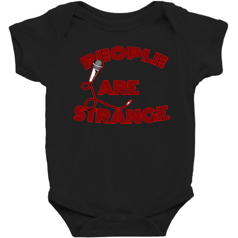 People Are Strange Baby Bodysuit by zig street | Artistshot