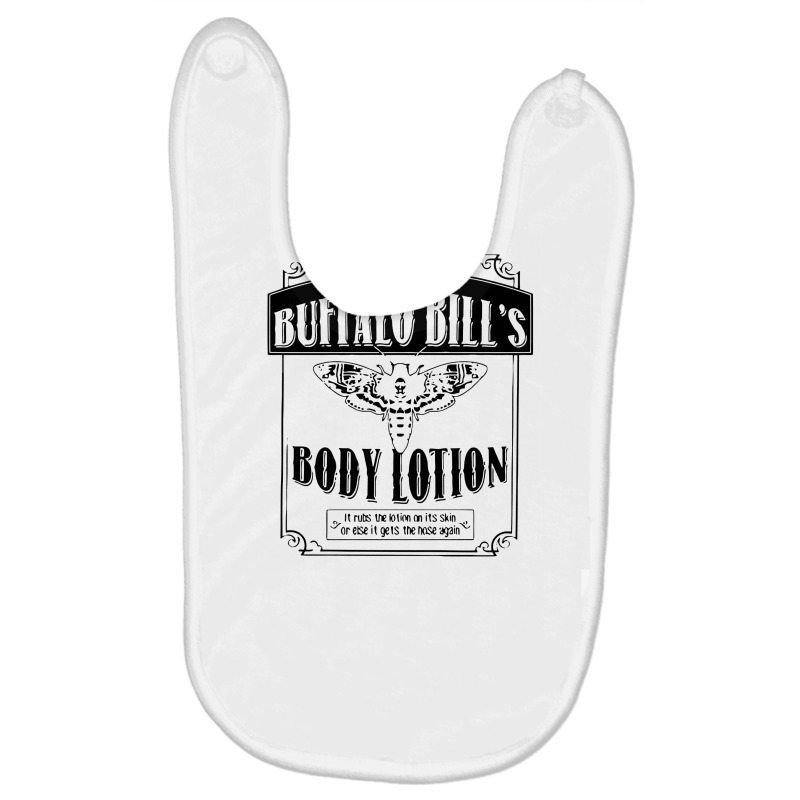 Buffalo Bill's Body Lotion In Black Baby Bibs | Artistshot