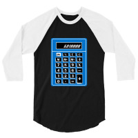 Boobies Calculator 3/4 Sleeve Shirt | Artistshot