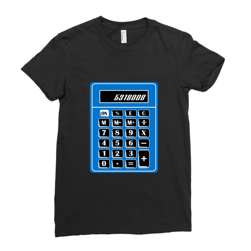 Boobies Calculator Ladies Fitted T-Shirt by maulidil | Artistshot