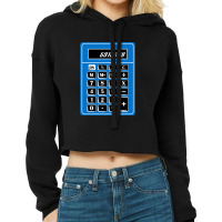 Boobies Calculator Cropped Hoodie | Artistshot