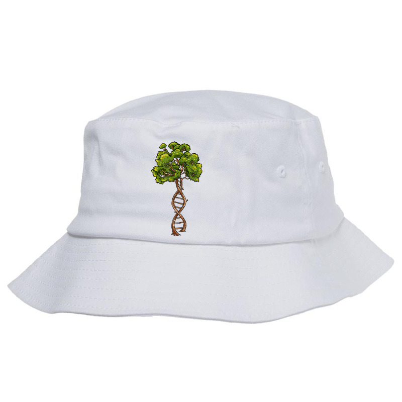 Dna Tree Of Life Science Genetics Biology Environment Lover T Shirt Bucket Hat by AshleyPenez | Artistshot