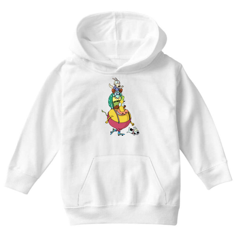 Custom Rocko's Modern Life Youth Hoodie By Sbm052017 - Artistshot
