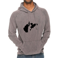 West Virginia Coal Miner With State And Pick Axe Vintage Hoodie | Artistshot