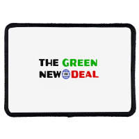 The Green New Gnd Deal Rectangle Patch | Artistshot