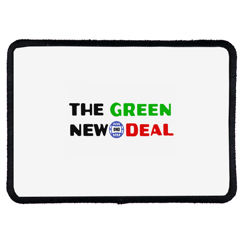 The Green New Gnd Deal Rectangle Patch | Artistshot