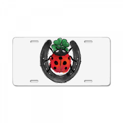 ladybird and horseshoe License Plate | Artistshot