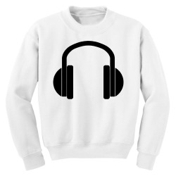 headphones Youth Sweatshirt | Artistshot