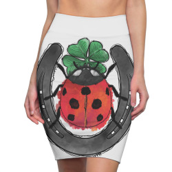 ladybird and horseshoe Pencil Skirts | Artistshot