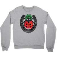 Ladybird And Horseshoe Crewneck Sweatshirt | Artistshot