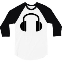 Headphones 3/4 Sleeve Shirt | Artistshot