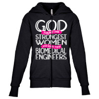 Womens Biomedical Engineering Strongest Biomedical Engineer T Shirt Youth Zipper Hoodie | Artistshot