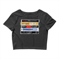 Music Vinyl Tape Cassette Crop Top | Artistshot