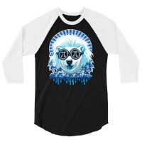 Pi Polar Bear 3/4 Sleeve Shirt | Artistshot