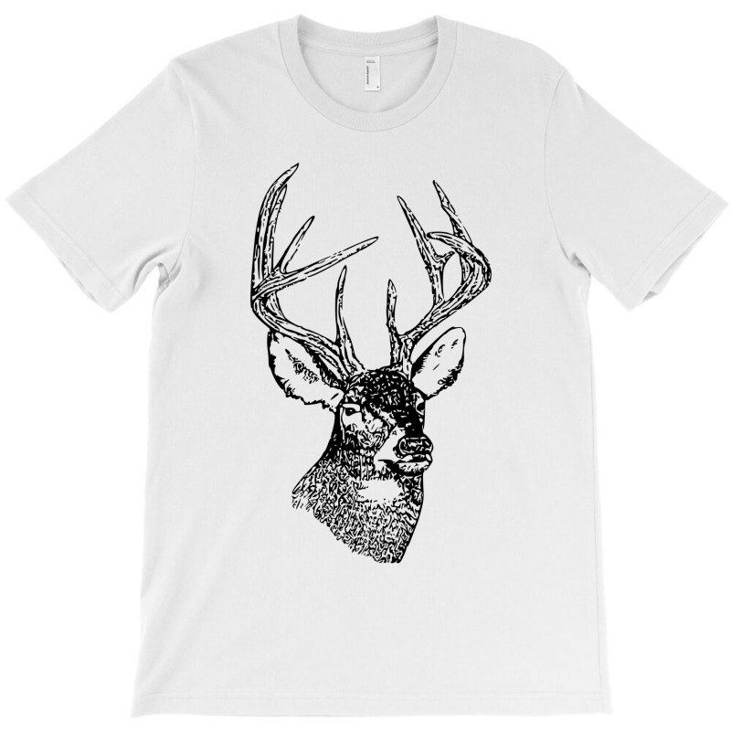 Whitetail Deer Head T-Shirt by Rich.Collection | Artistshot