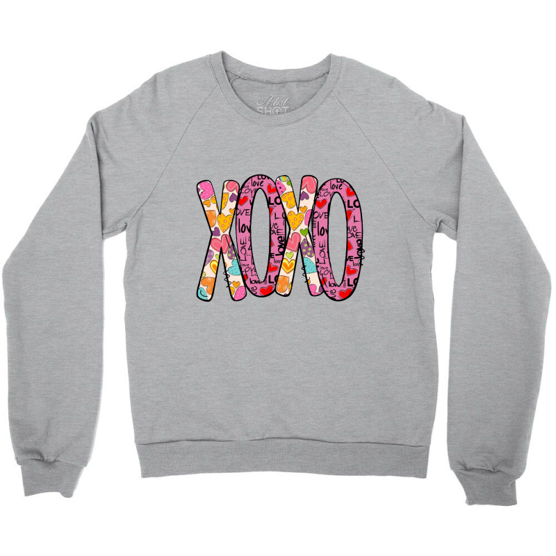 Valentine Xoxo Crewneck Sweatshirt by Bettercallsaul | Artistshot