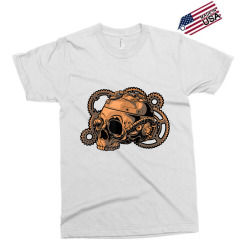 steampunk victorian   steam powered engine skull t shirt Exclusive T-shirt | Artistshot
