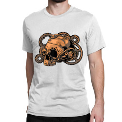 steampunk victorian   steam powered engine skull t shirt Classic T-shirt | Artistshot