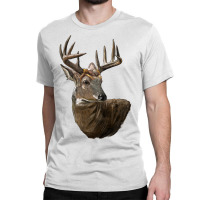 White Tailed Buck Deer Head Classic T-shirt | Artistshot