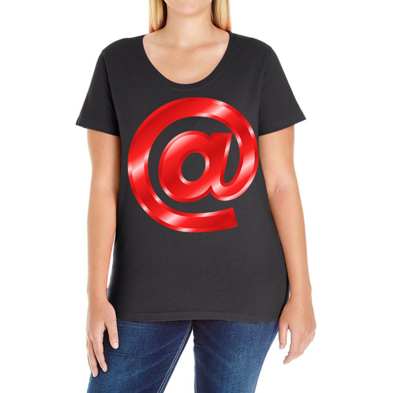 Email Ladies Curvy T-shirt | Artistshot