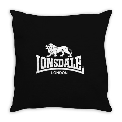Lonsdale Classic Logo Lion Throw Pillow Designed By Hezz Art