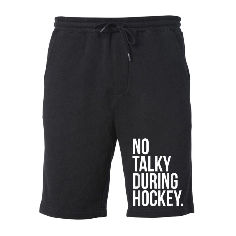 No Talky During Hockey Funny Tv Sport Fan Game Jaoke T Shirt Fleece Short | Artistshot