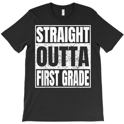Straight Outta First Grade Graduation Class 2022 1st Grade T Shirt T-shirt Designed By Kaylasana