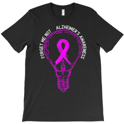 Forget Me Not Alzheimer's Awareness Support Dementia T Shirt T-shirt Designed By Kaylasana