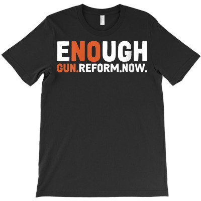 Womens Enough No Gun Awareness Day End Gun Violence V Neck T Shirt T-shirt Designed By Kaylasana
