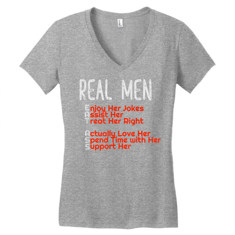 Real Men Eat Ass Funny Acronym Gift T Shirt For Men Women's V-Neck T-Shirt by sosieclaton | Artistshot