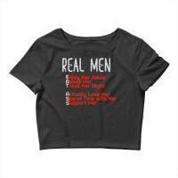 Real Men Eat Ass Funny Acronym Gift T Shirt For Men Crop Top | Artistshot