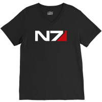 Mass Effect N7 Logo V-neck Tee | Artistshot