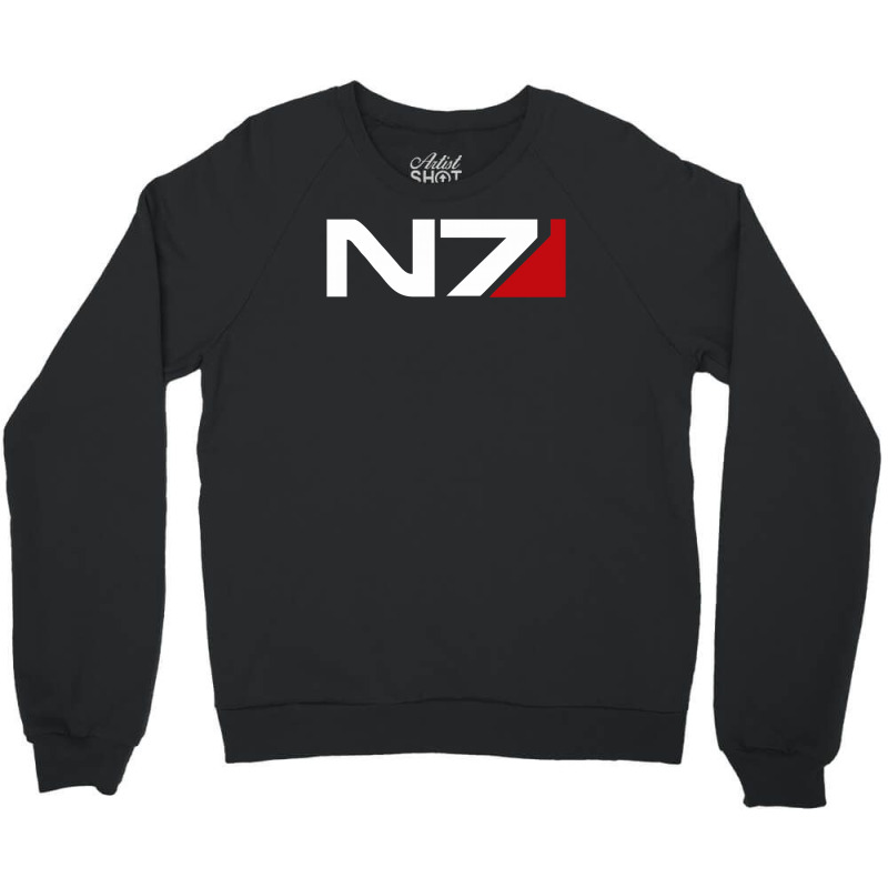 Mass Effect N7 Logo Crewneck Sweatshirt | Artistshot