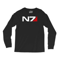 Mass Effect N7 Logo Long Sleeve Shirts | Artistshot