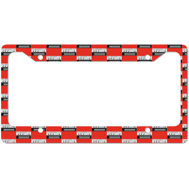 Tr 606 House Music Design Faded Distressed Style License Plate Frame | Artistshot