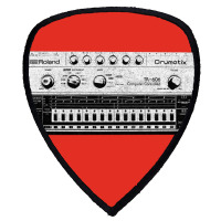 Tr 606 House Music Design Faded Distressed Style Shield S Patch | Artistshot