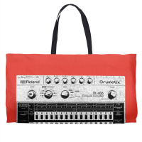 Tr 606 House Music Design Faded Distressed Style Weekender Totes | Artistshot