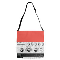 Tr 606 House Music Design Faded Distressed Style Adjustable Strap Totes | Artistshot