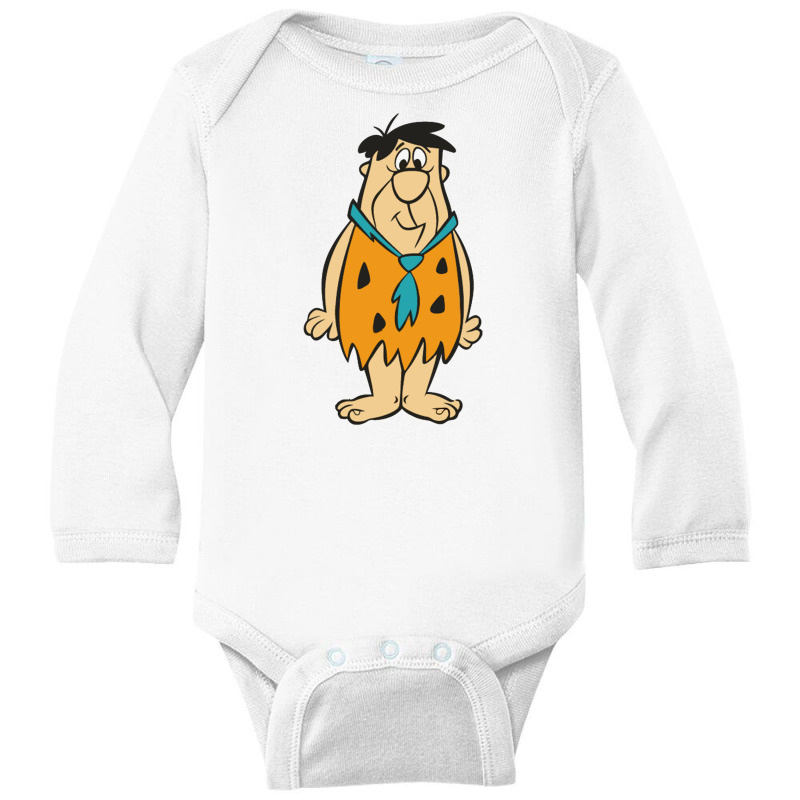 Flinstones Fred And Barney Long Sleeve Baby Bodysuit by galihno | Artistshot