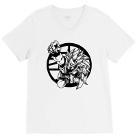 Goku Super Saiyan V-neck Tee | Artistshot