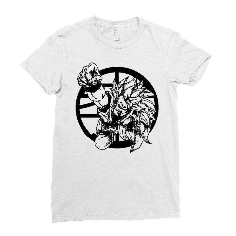 Goku Super Saiyan Ladies Fitted T-Shirt by galihno | Artistshot