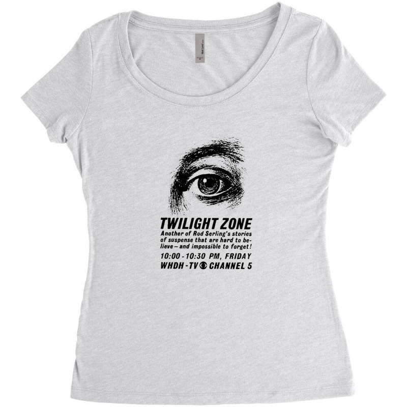 Twilight Zone † Vintage Ad Women's Triblend Scoop T-shirt | Artistshot