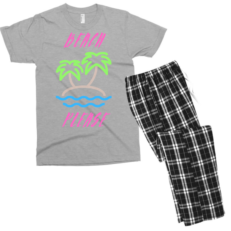 Beach Life T  Shirt Beach Please T  Shirt Men's T-shirt Pajama Set | Artistshot