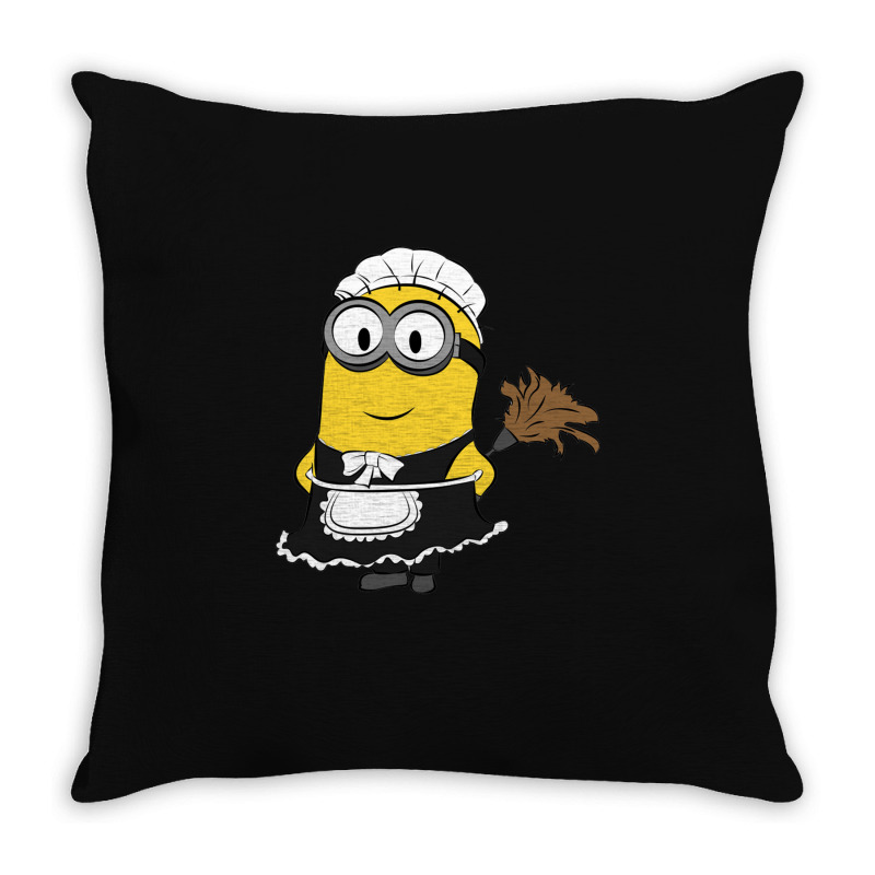 Custom Minions Despicable Me 2015 New Maid Funny Women Unisex Throw Pillow  By Hezz Art - Artistshot