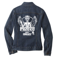 Pazuzu Is My Homeboy Ladies Denim Jacket | Artistshot