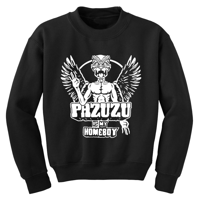 Pazuzu Is My Homeboy Youth Sweatshirt by Black Label | Artistshot