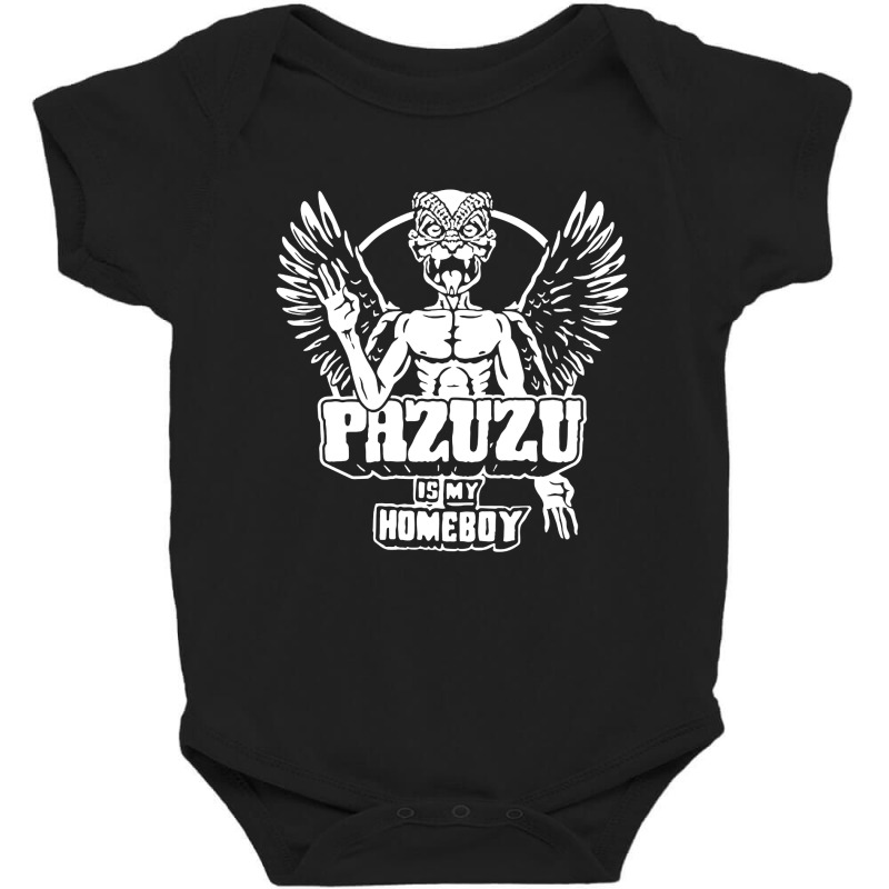 Pazuzu Is My Homeboy Baby Bodysuit by Black Label | Artistshot