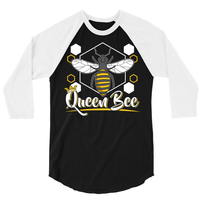 Bee Beekeeper Womens Queen Bee I Beekeeping I Beekeeper 263 Hive Beeke 3/4 Sleeve Shirt | Artistshot